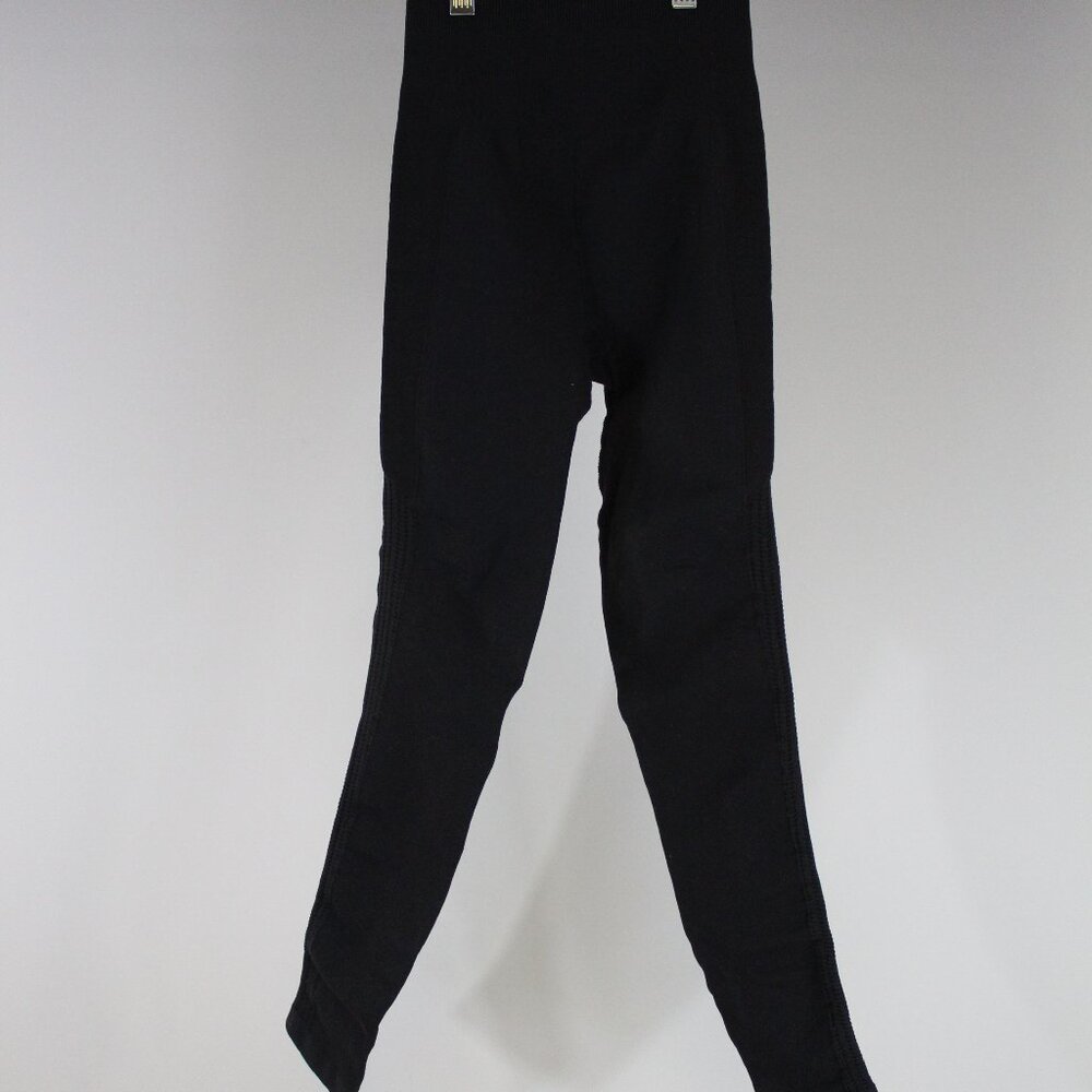Lululemon Ebb To Street Ribbed Leggings Black High Rise Yoga Pants Size 2 22” Cr - Picture 1 of 9